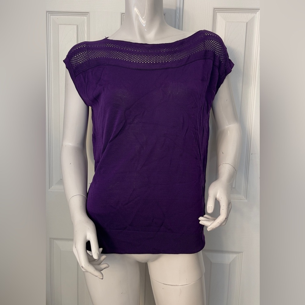 Chic Purple Women's Knit Top